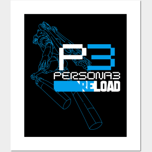 PERSONA 3 RELOAD - ORPHEUS - BLUE Posters and Art